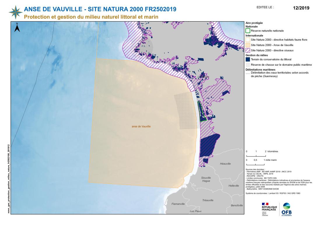 périmètre du site "Anse de Vauville"
