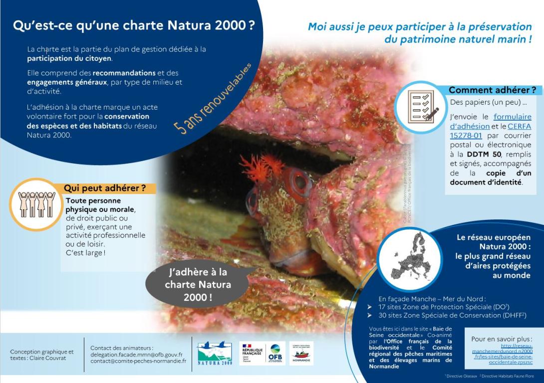 plaquette charte plongée